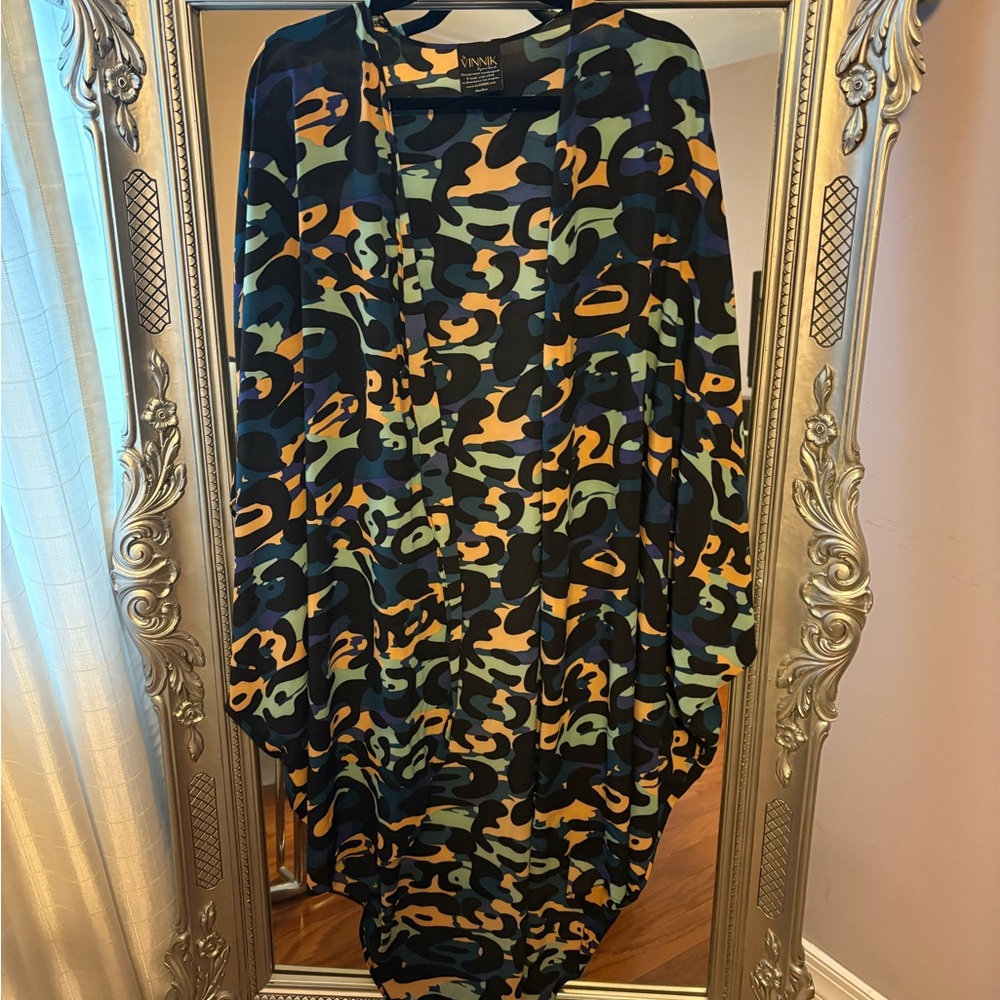 Black and Green Camouflage Cape